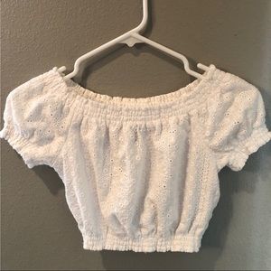 Eyelet top